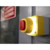 Picture of Harmony XB5, Head for illuminated push button, green projecting, 22mm, universal LED, spring return, unmarked