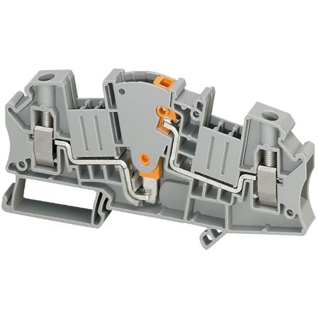 Picture of Screw terminal, Linergy TR, disconnect, measuring transducer, 2 points, 6mm², grey