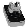 Picture of Illuminated double headed push button head, Harmony XB4, metal, 22mm, 1 green flush marked I + 1 pilot light + 1 red flush marked O