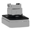 Picture of Head for double headed push button, Harmony XB4, metal, 22mm, 1 green flush unmarked+1 red flush unmarked