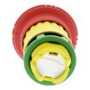 Picture of Harmony XB5, Emergency stop head,switching off, plastic, red mushroom 40mm, 22mm, trigger and latching turn to release