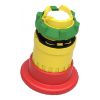Picture of Harmony XB5, Emergency stop head,switching off, plastic, red mushroom 40mm, 22mm, trigger and latching turn to release