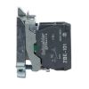 Picture of Harmony XB4, Single contact block with body fixing collar, metal, screw clamp terminal, 1NO