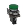 Picture of Harmony XB4, Pilot light, grey plastic, green, 22mm, universal LED, plain lens, 230...240V AC