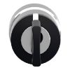 Picture of Harmony XB4, Key switch selector head, metal, black, Ø22, key 455, 3 positions, stay put