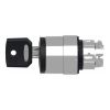 Picture of Harmony XB4, Key switch selector head, metal, black, Ø22, key 455, 3 positions, stay put