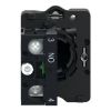 Picture of Complete push button, Easy Harmony XA2, plastic, flush, white, 22mm, spring return, unmarked, 1NO