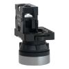 Picture of Complete push button, Easy Harmony XA2, plastic, flush, red, 22mm, spring return, marked O, 1NC