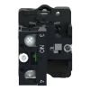 Picture of Complete push button, Easy Harmony XA2, plastic, flush, green, 22mm, push push, unmarked, 1NO