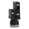 Picture of Complete illuminated push button, Easy Harmony XA2, plastic, flush, white, 22mm, spring return, 24V AC DC, 1NO