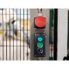 Picture of Complete illuminated push button, Easy Harmony XA2, plastic, flush, red, 22mm, spring return, 220V AC, 1NC