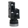 Picture of Complete illuminated push button, Easy Harmony XA2, plastic, flush, red, 22mm, spring return, 220V AC, 1NC