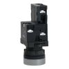 Picture of Complete illuminated push button, Easy Harmony XA2, plastic, flush, blue, 22mm, spring return, 24V AC DC, 1NO