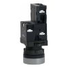 Picture of Complete illuminated push button, Easy Harmony XA2, plastic, flush, red, 22mm, spring return, 220V AC, 1NO