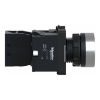 Picture of Complete illuminated push button, Easy Harmony XA2, plastic, flush, red, 22mm, spring return, 220V AC, 1NO