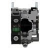 Picture of Push button, Harmony XB4, metal, flush, blue, 22mm, spring return, unmarked, 1NO