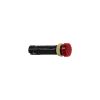 Picture of Pilot light, Harmony XVL, plastic, red, 12mm, covered LED, 24V DC