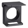 Picture of Padlockable flap, Harmony XB4, for 22mm flush push button, metal, black
