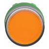 Picture of Head for illuminated push button, Harmony XB5, Harmony XALF, plastic, orange flush, 22mm, universal LED,
