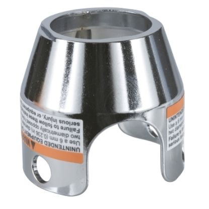 Picture of Padlockable guard for mushroom head 40mm, Harmony XB4, metal, chromium plated