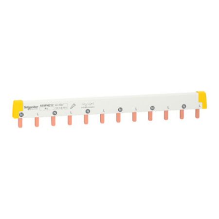 Picture of Acti9, comb busbar - 1L+N - 18 mm pitch - 12 modules - 100 A