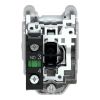 Picture of Push button flush mounted, Harmony XB4, metal, blue, 30mm, spring return, unmarked, 1NC