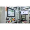 Picture of Illuminated push button, Harmony XB4, metal, white flush mounted, 30mm, universal LED, plain lens, 1NO + 1NC, 24V AC DC