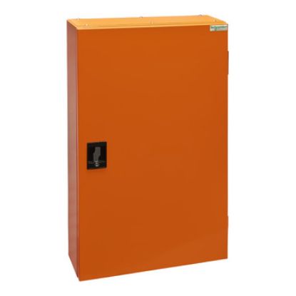 Picture of MB Isobar standard distribution board, Acti9, 48 poles, 160A main switch, 18mm, IP42, orange