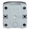 Picture of Harmony XALD XALK, Empty enclosure, plastic, dark grey lid, for push button 22mm, 1 cut out