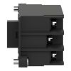 Picture of Single contact block, Harmony XAC, spring return, single speed, spring return, front mounting, 2NO+1NC