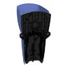 Picture of Single foot switch, Harmony XPE, plastic, blue, with cover, 1 step, 2 contacts 1NC+NO, IP66