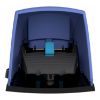 Picture of Single foot switch, Harmony XPE, plastic, blue, with cover, 1 step, 2 contacts 1NC+NO, IP66