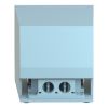Picture of Single foot switch, Harmony XPE, metal, blue, with cover, trigger mechanism, 1 step, 1 contact 1NC+NO, IP66