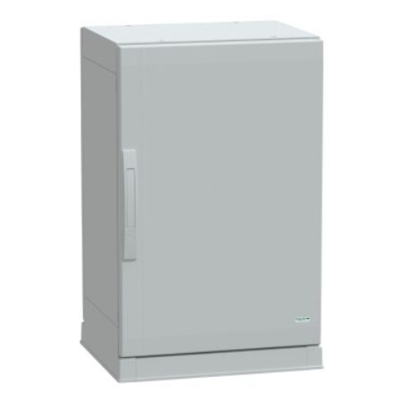 Picture of Thalassa, Floor standing polyester enclosure, Thalassa PLA, plain door, open bottom, 750x500x420mm, IP54, IK10