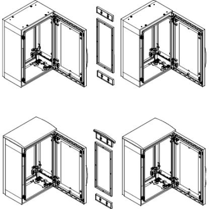 Picture of Thalassa, Horizontal coupling kit for PLA enclosure H750xD420 mm - 15 mm - IP55 coupling