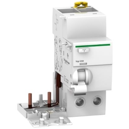 Picture of Acti9, Vigi iC60 - earth leakage add-on block - 2P - 63A - 30mA - A type