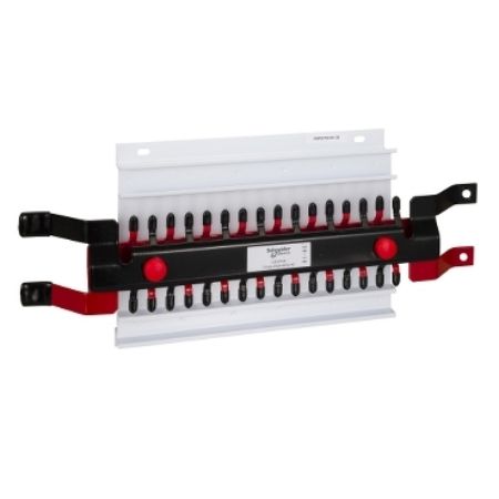Picture of Acti9 MSC Chassis DC 2PH, 250A, 18mm for iC60 MCB & RCBO 32 poles, Top Feed