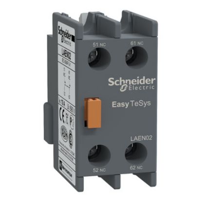 Picture of Auxiliary contact block,Easy TeSys Control,2NC,for LC1E/CAE