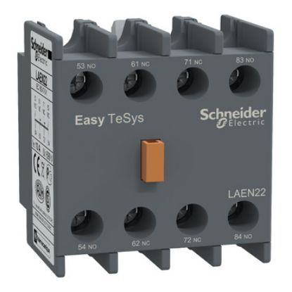 Picture of Auxiliary contact block,Easy TeSys Control,2NO+2NC,for LC1E/CAE