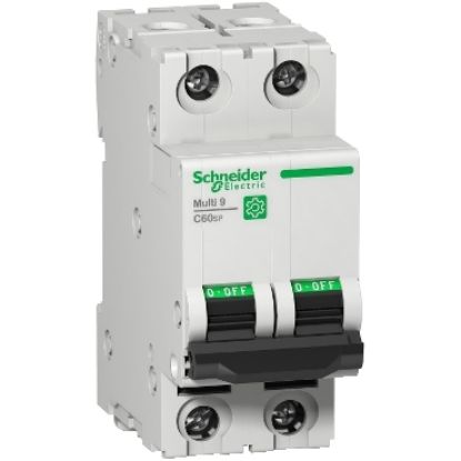 Picture of Miniature circuit breaker (MCB), Multi9 C60SP, 2P, 10A, C curve, 10kA (UL1077), 10kA (IEC/EN 60947-2)