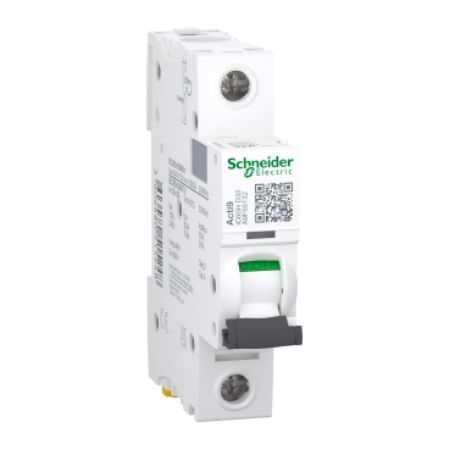 Picture of Acti9, Miniature circuit breaker (MCB), Acti9 iC60H Disbo, 1P, 32A, D curve, 10000A (IEC/EN 60898-1), 15kA (IEC/EN 60947-2)