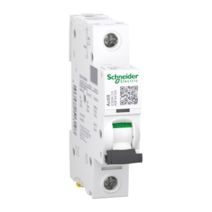 Picture of Acti9, Miniature circuit breaker (MCB), Acti9 iC60N Disbo, 1P, 4A, C curve, 6000A (IEC/EN 60898-1), 50kA (IEC/EN 60947-2)
