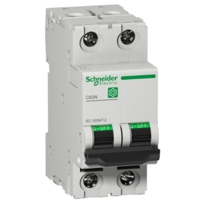 Picture of Miniature circuit breaker (MCB), Multi9 C60N, 2P, 16A, C curve, 10kA (IEC/EN 60947-2)