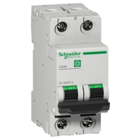 Picture of Miniature circuit breaker (MCB), Multi9 C60N, 2P, 16A, C curve, 10kA (IEC/EN 60947-2)