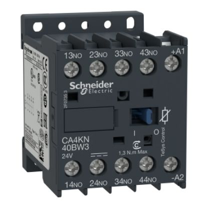Picture of Control relay, TeSys K, 4NO, <= 690V, 110V DC low consumption coil