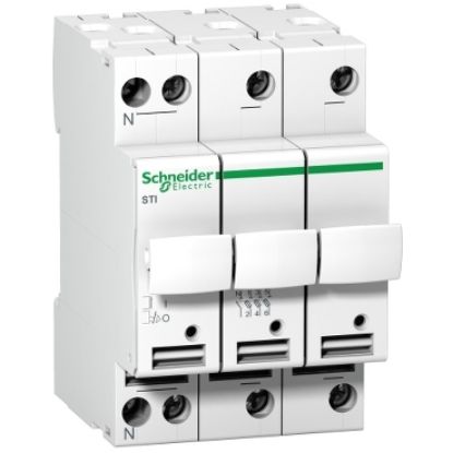 Picture of Acti9 - fuse-disconnector STI - 3 poles + N - 25 A - for fuse 10.3 x 38 mm