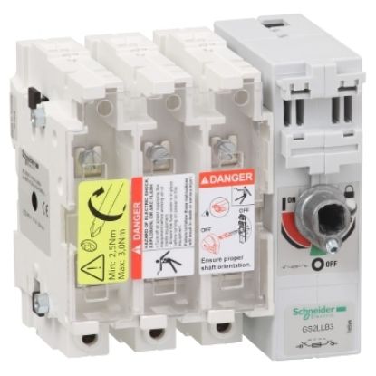 Picture of Switch disconnector fuse, TeSys GS, 3P, 160A, fuse type BS, size A4
