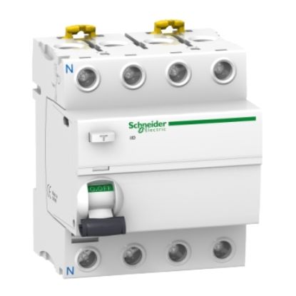 Picture of Acti9, Residual current circuit breaker (RCCB), Acti9 iID, 4P, 100A, A type, 300mA, selective