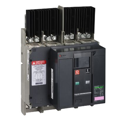 Picture of Switch disconnector, ComPacT NSX1250 NA DC PV, 4 poles,1250A, fixed, electrically operated