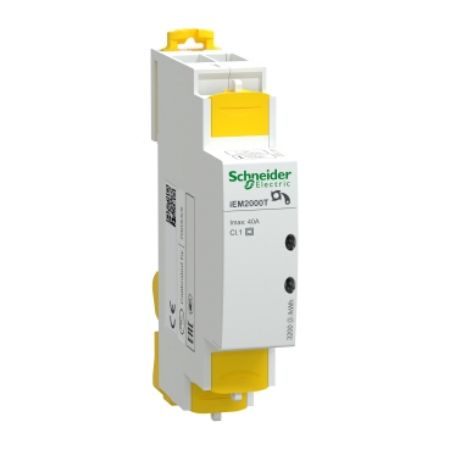 Picture of Acti9, Modular single phase power meter iEM2000T - 230V - 40A without display